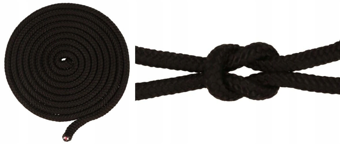 Lina Polipropylenowa Pleciona z Rdzeniem 4 mm 200 kg Czarna 125 mb