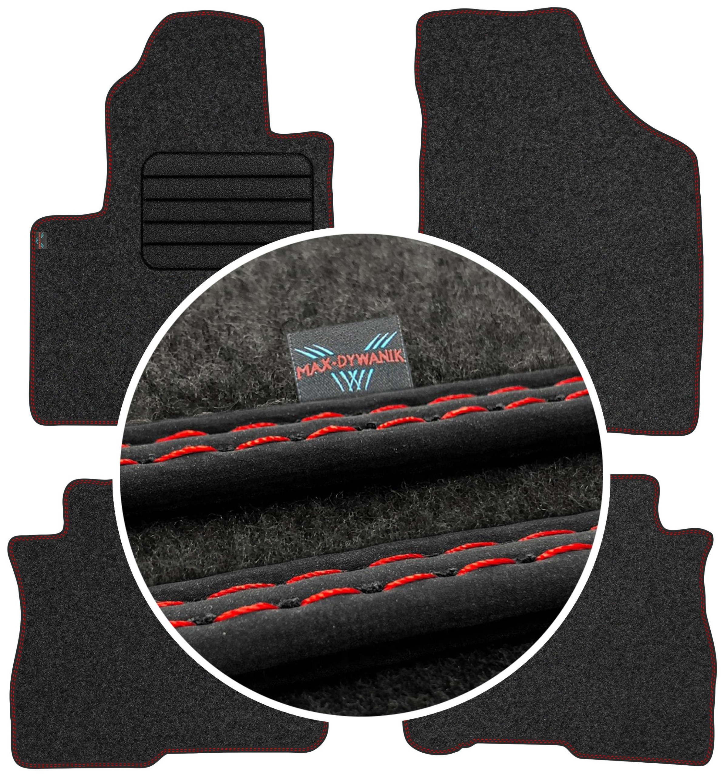 Autokoberce pro Hyundai Santa Fe II 5dveřový 06-09