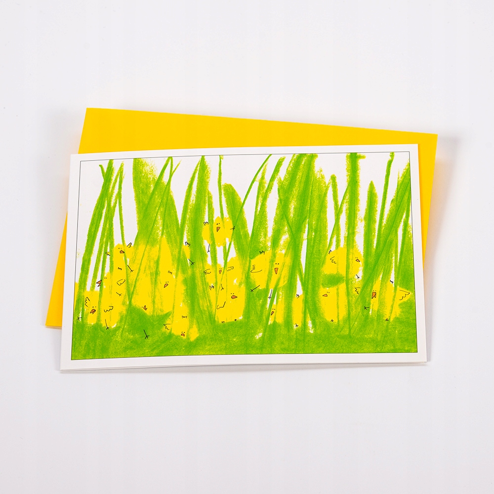 Karnet wielkanocny Ilustris – w trawce