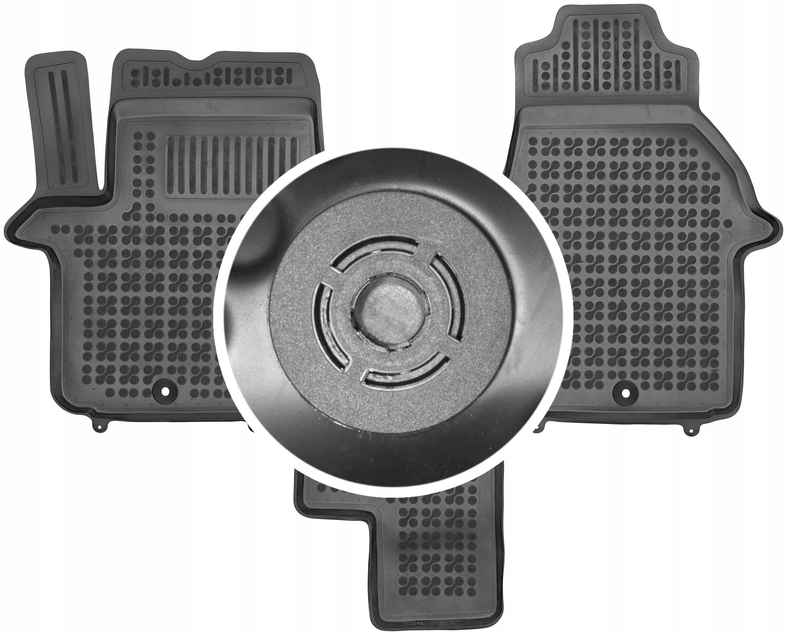 Renault Trafic III 2014 Gumové rohože do auta Upevnenie