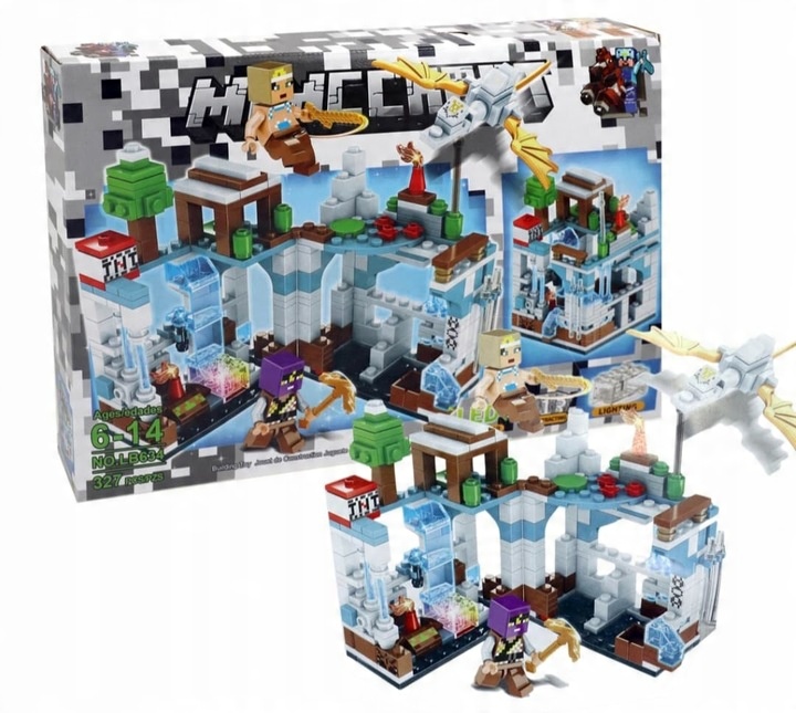 

Klocki My World Zimowa Forteca Minecraft 327el
