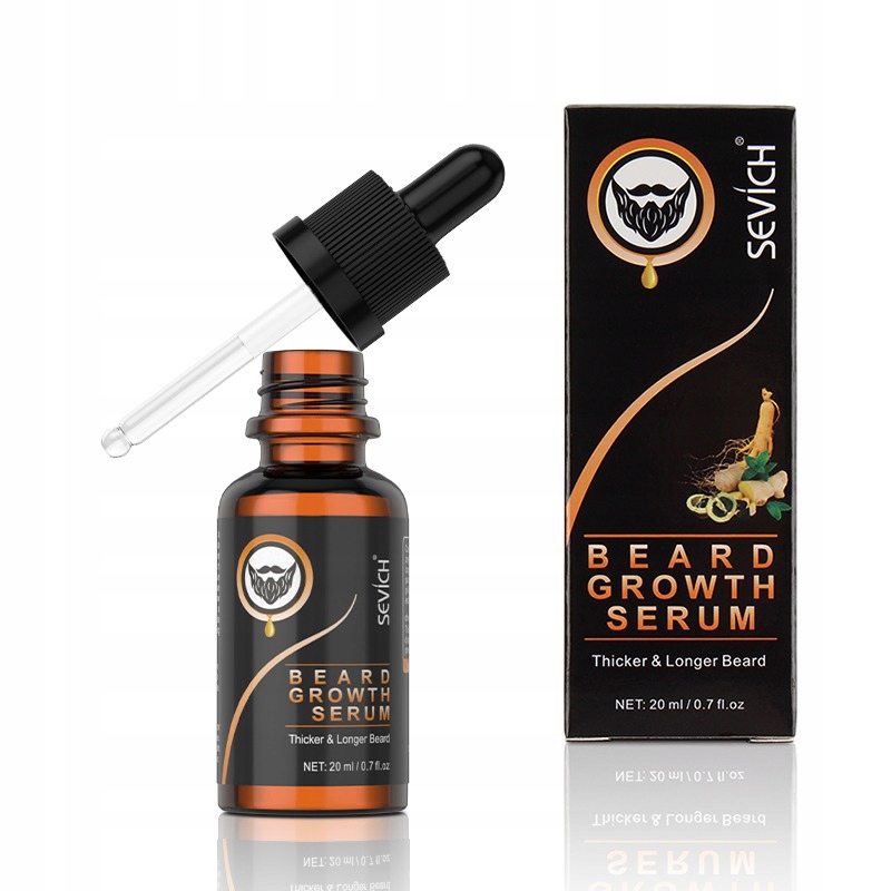 Serum Gęsta Broda Naturalny Porost Wzrost