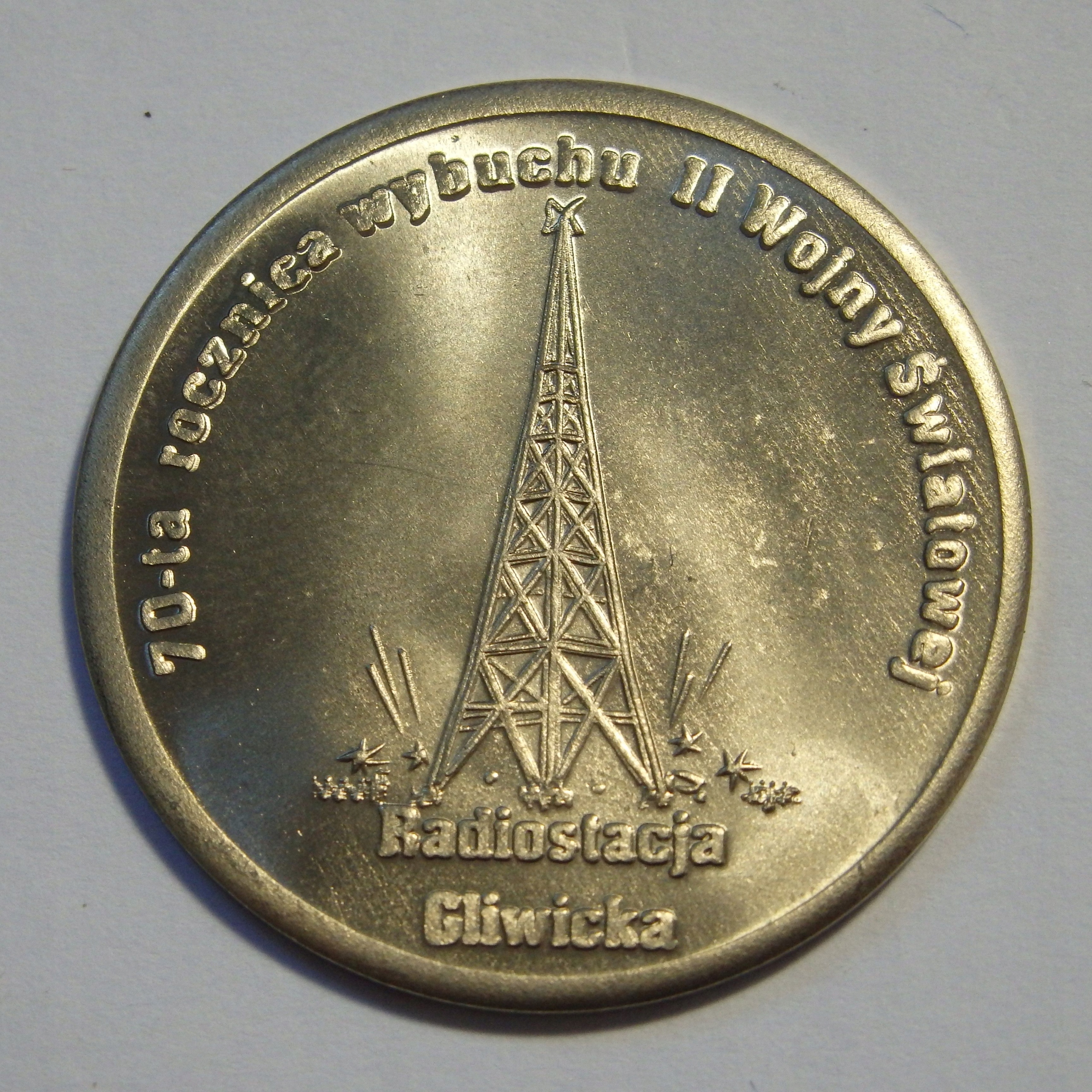 Numizmat, 70-ta rocznica wybuchu II WŚ, Radiostacja Gliwicka, 2009r. M118