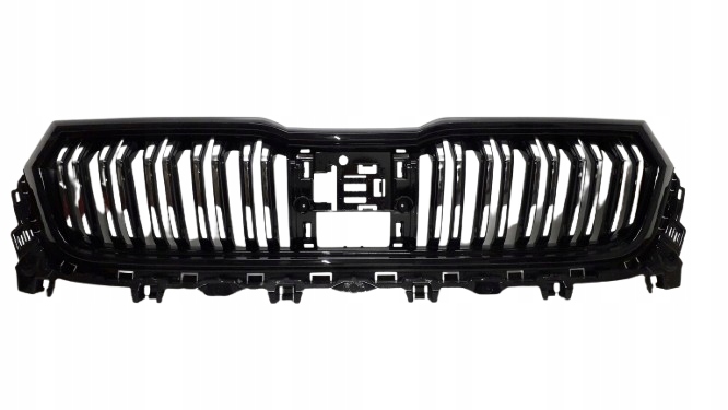SKODA KODIAQ RS LIFT 21- ATRAPA GRILL Z CHROMEM - CZARNA RAMKA 565853653J