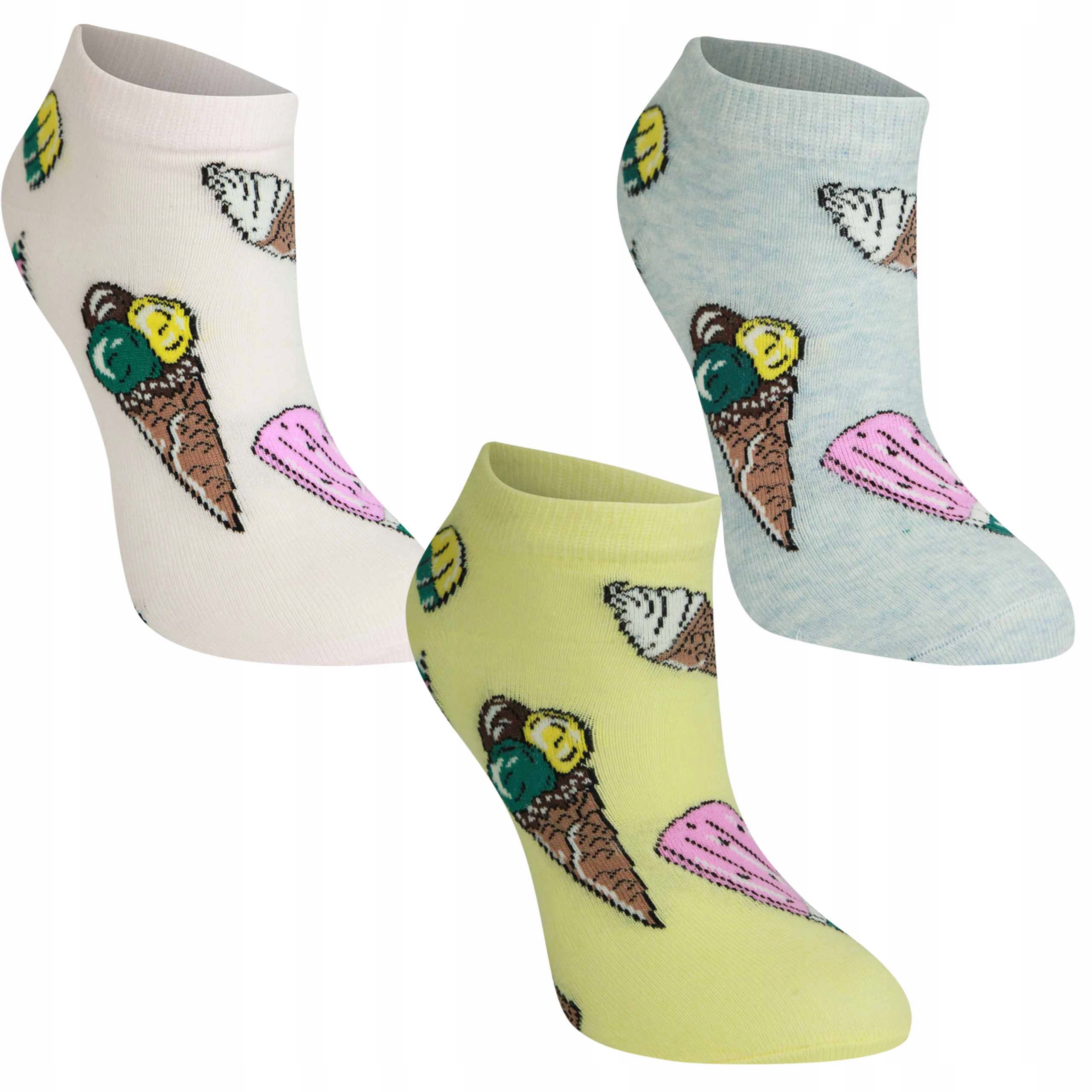 

3 pary skarpety damskie, 36-40