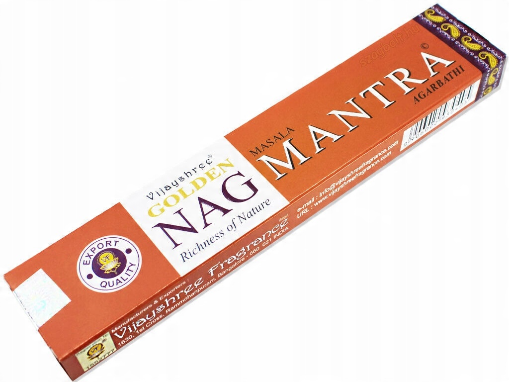 

Mantra Naturalne Kadzidełka Indyjskie Golden Nag
