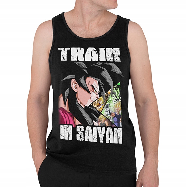 TANK TOP DRAGONBALL TRAIN IN SAIYAN 4