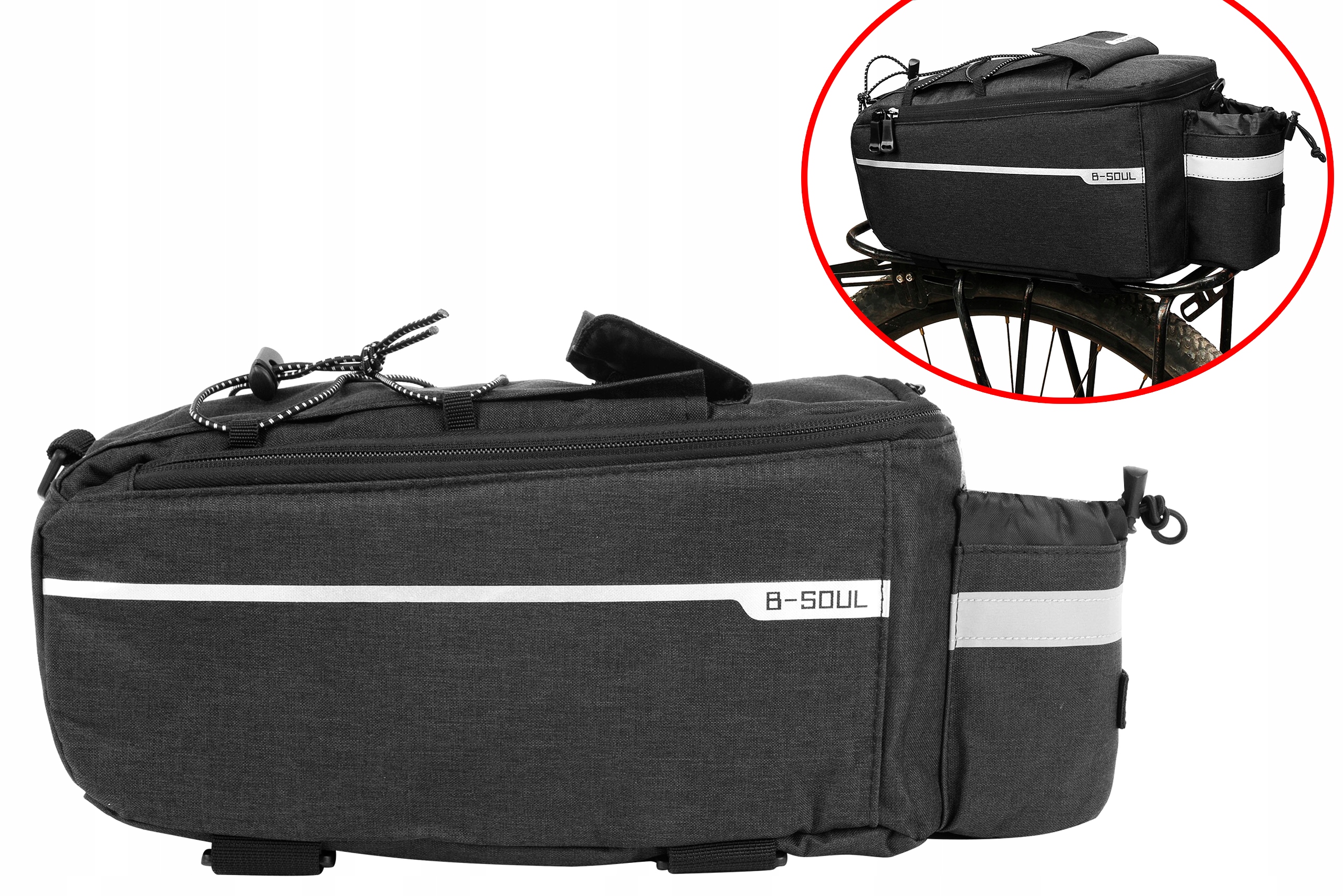 

Sakwa Torba Na Bagażnik Kands BC-BG165 czarna