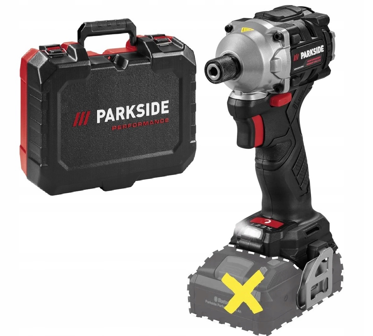 Akumulatorowa zakrętarka udarowa Parkside Performance Pdssap 20-Li D3
