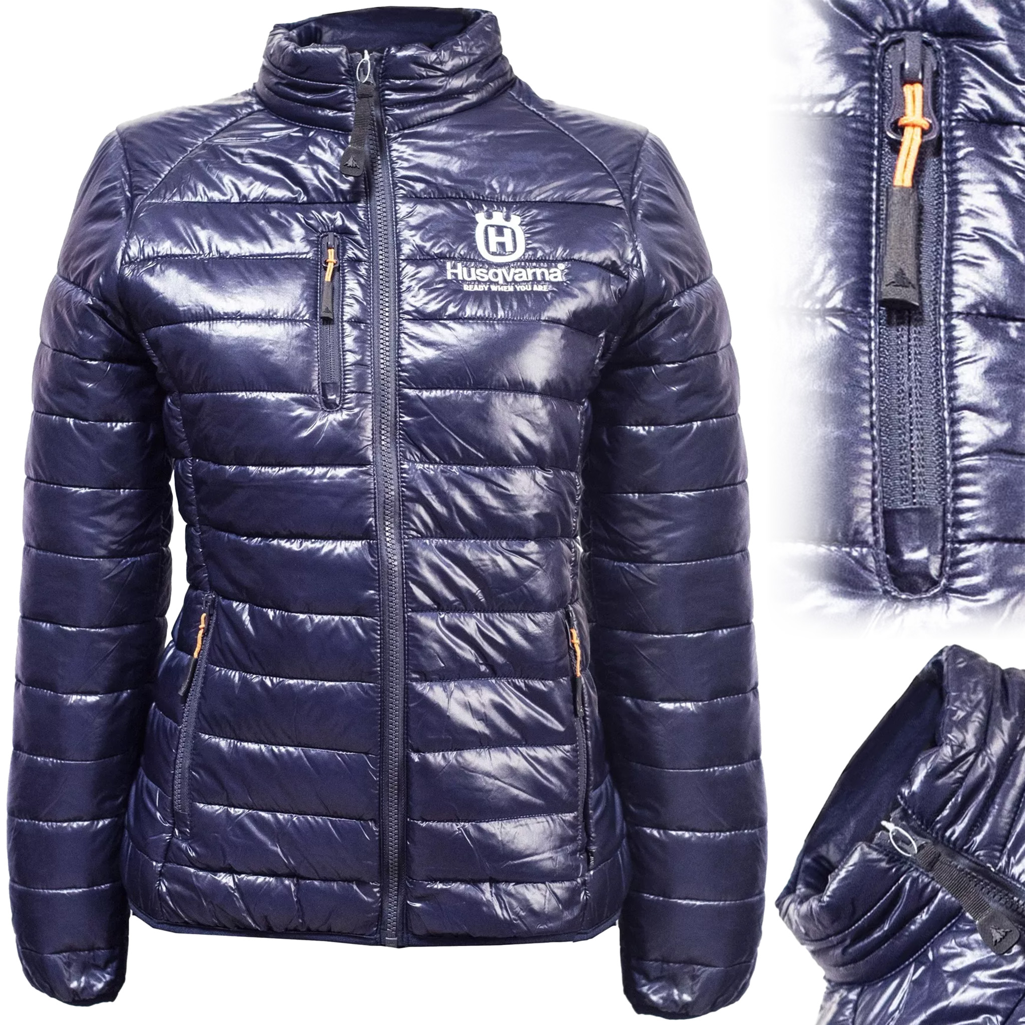 Dámská Bunda Husqvarna Vel Xs Prošívaná Voděodolná Větruodolná Nylonová