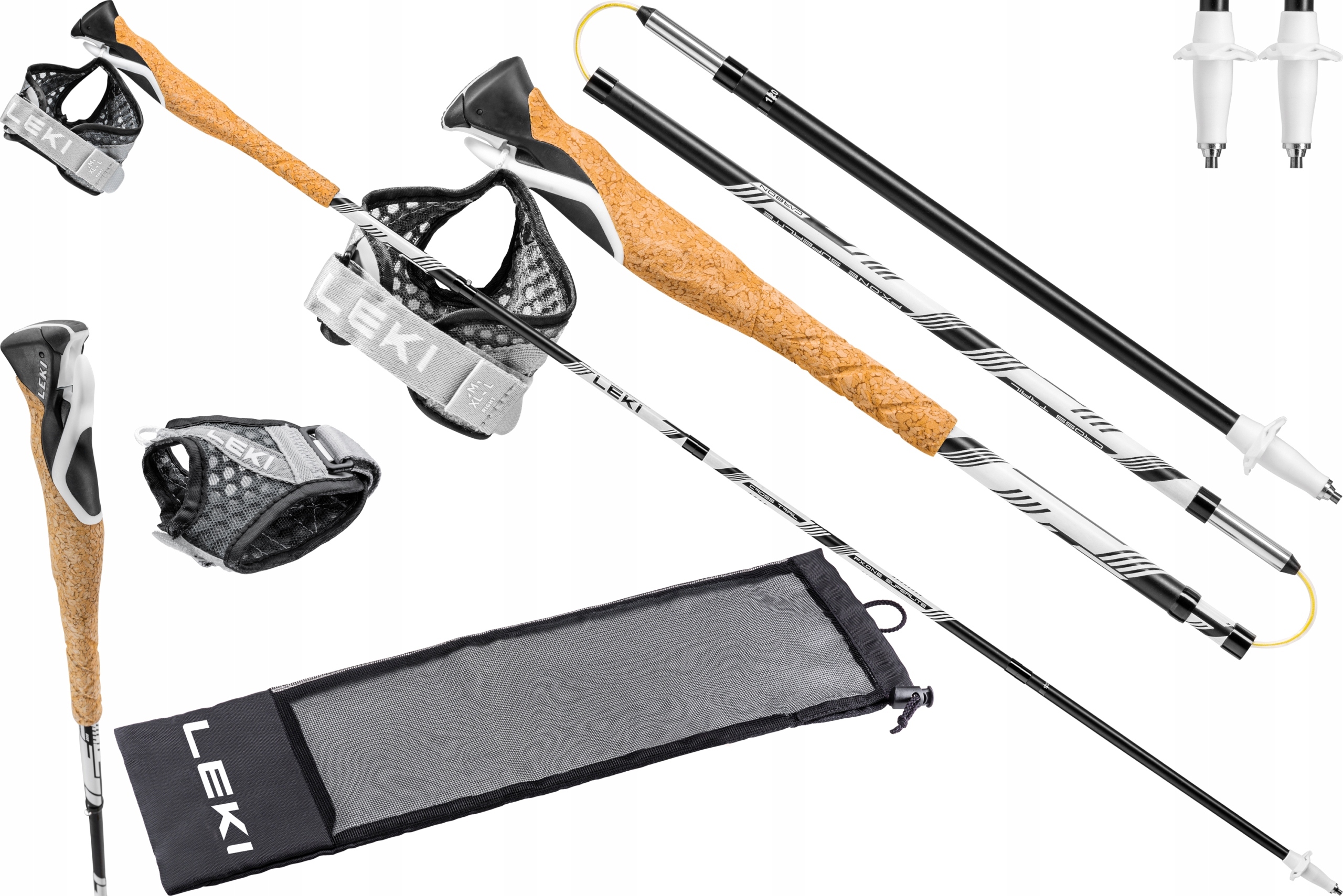 Kije Trekkingowe CrossTrail Fx.one Superlite 115cm 159g (szt.) 4-częściowe