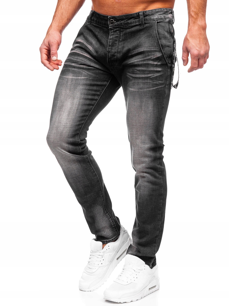 

Spodnie Jeansowe Czarne MP0091N DENLEY_31/M