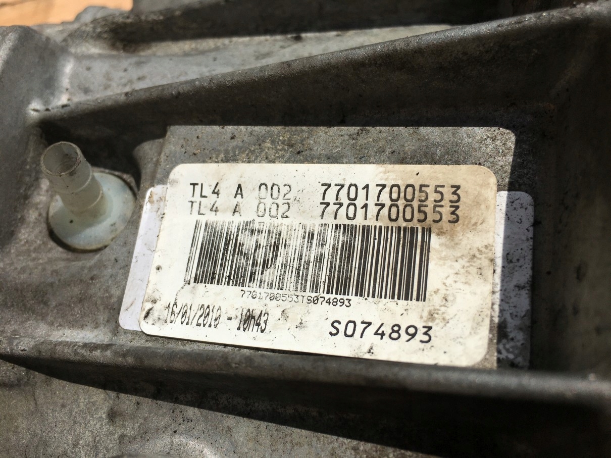CAMBIO RENAULT CLIO III 1.5 DCI TL4A002
