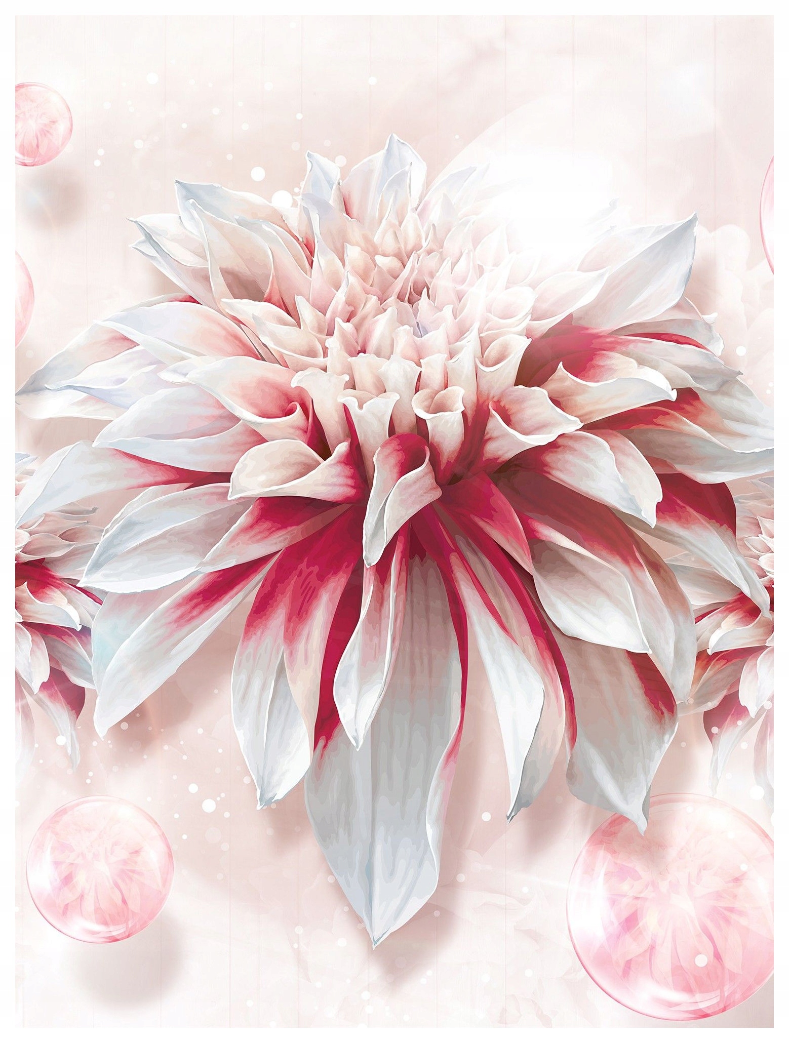 Fototapeta Georginia růžová jemnost vinylová 184x254 lepidlo