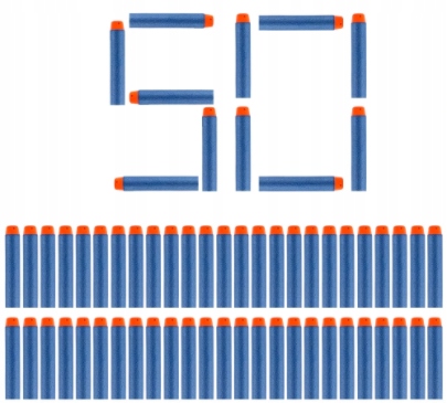 50 STRZAŁEK DO WYRZUTNI NERF STRZAŁKI NABOJE