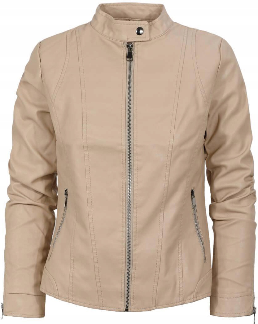 KURTKA DAMSKA SKÓRZANA RAMONESKA PRZEJŚCIOWA SKÓRA Rozmiar S