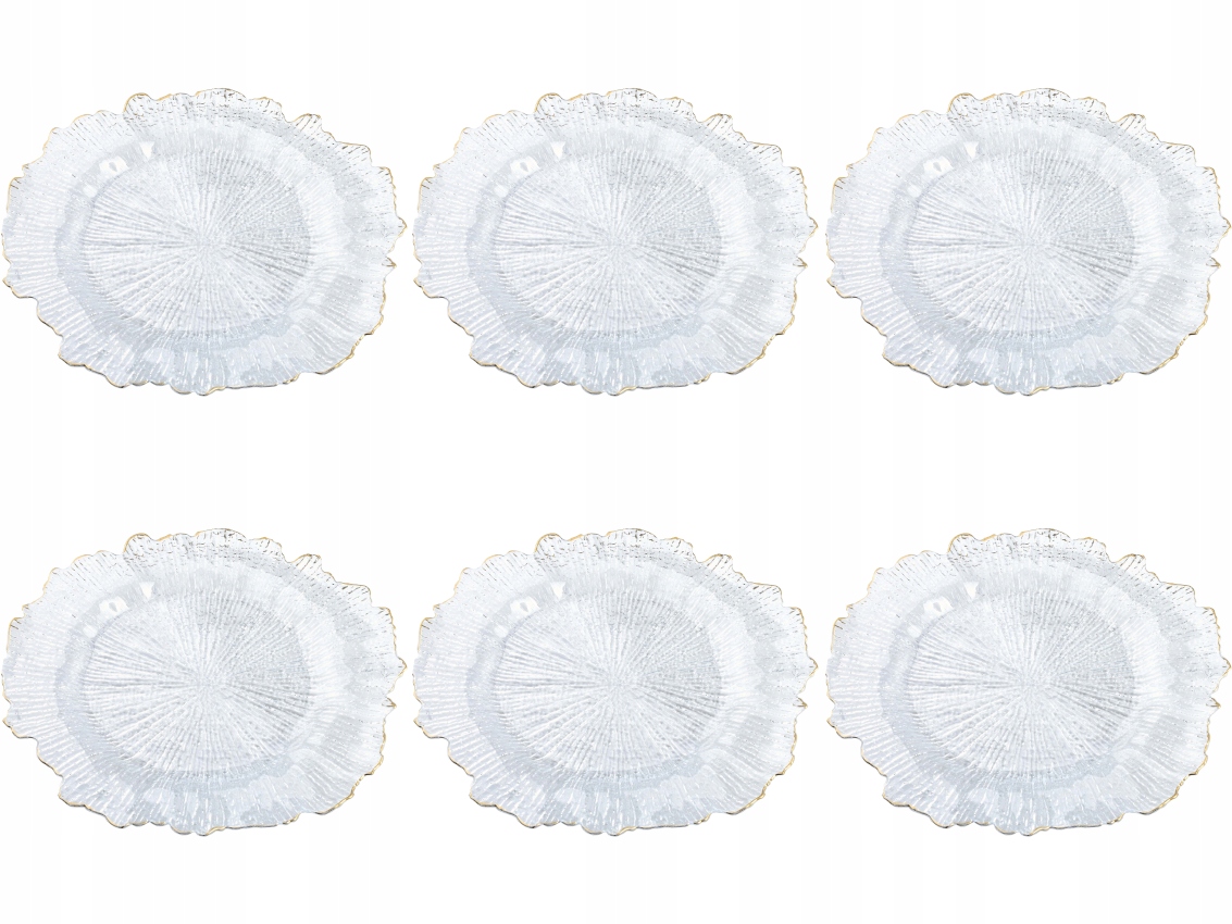 

Podtalerz Blanche Podkładka 33cm Ślub Wesele 6 szt