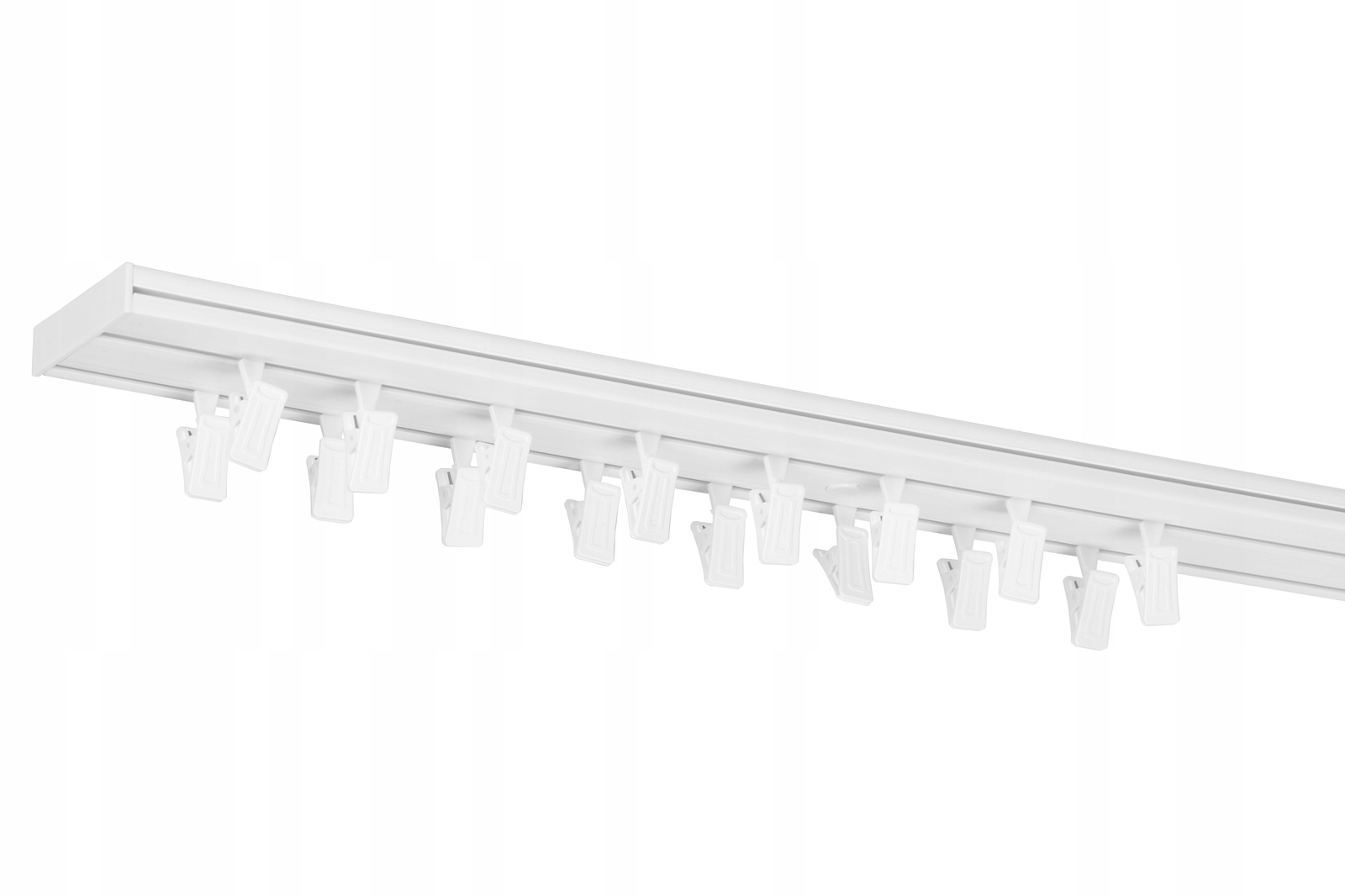 SZYNA SUFITOWA DWUTOROWA PCV BIAŁA 180 CM KARNISZ SUFITOWY RENA Marka RENA