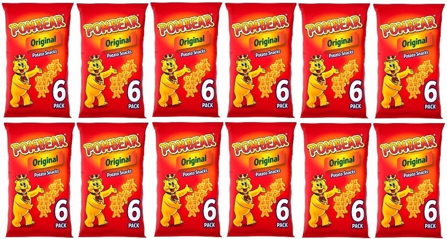 12x 78g Pom-bear Original chrupki chipsy Uk Karton