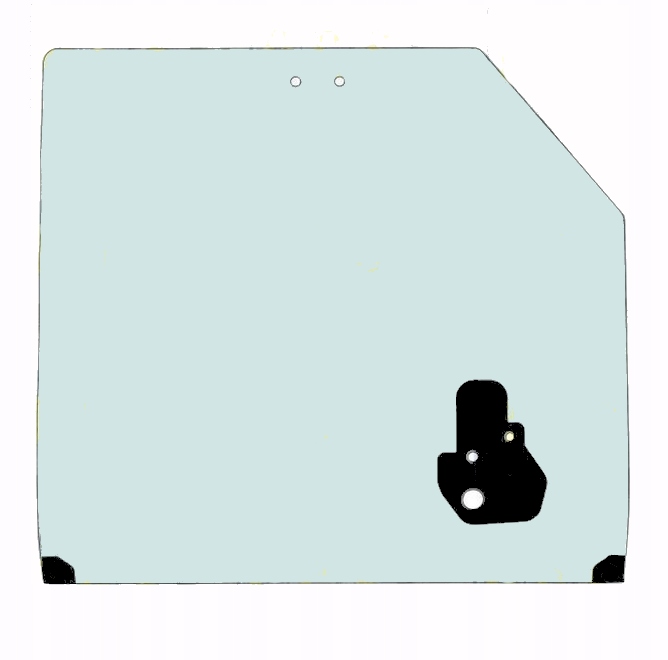 C1234 - ЗАДНЕЕ СТЕКЛО ШЕЛКОГРАФИЯ MASSEY FERGUSON TH7038