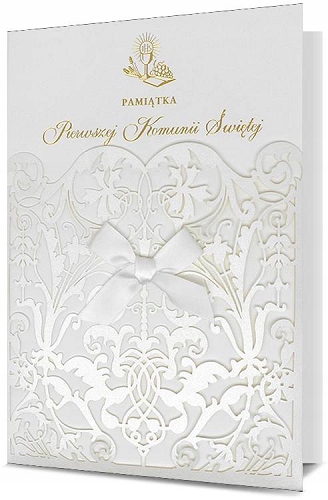 

Kartki komunijne z życzeniami delikatne XL PDP185