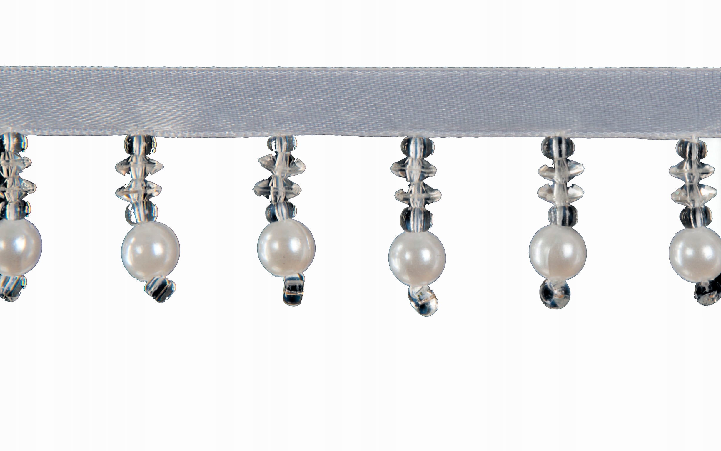 

Mg Taśma Do Firan Koraliki korale 5387 Biały polsk