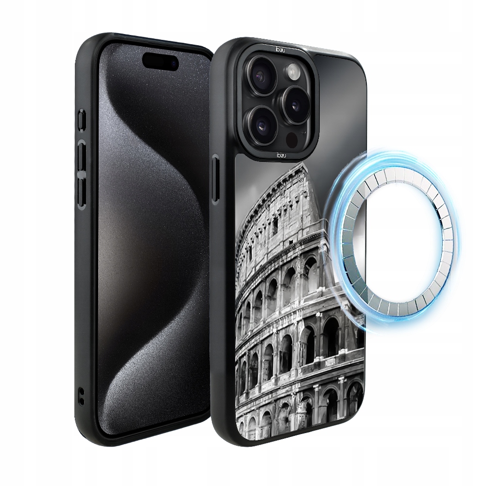 Kryt Ibizu DropGuard Matt iPhone 15 Pro Pouzdro MagSafe, Colosseum