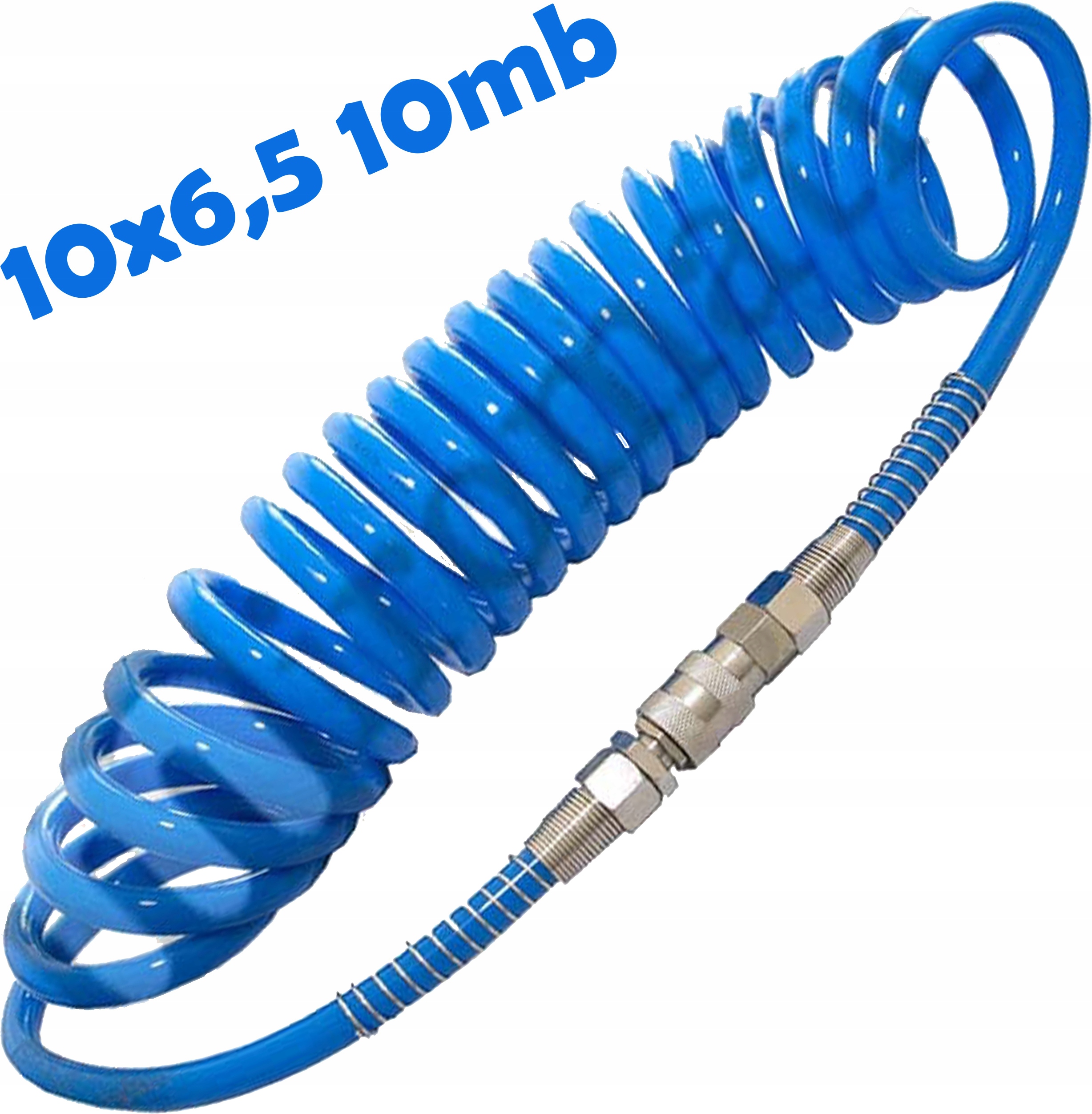 WĄŻ SPIRALNY PRZEWÓD PNEUMATYCZNY 10x6,5 mm 10mb