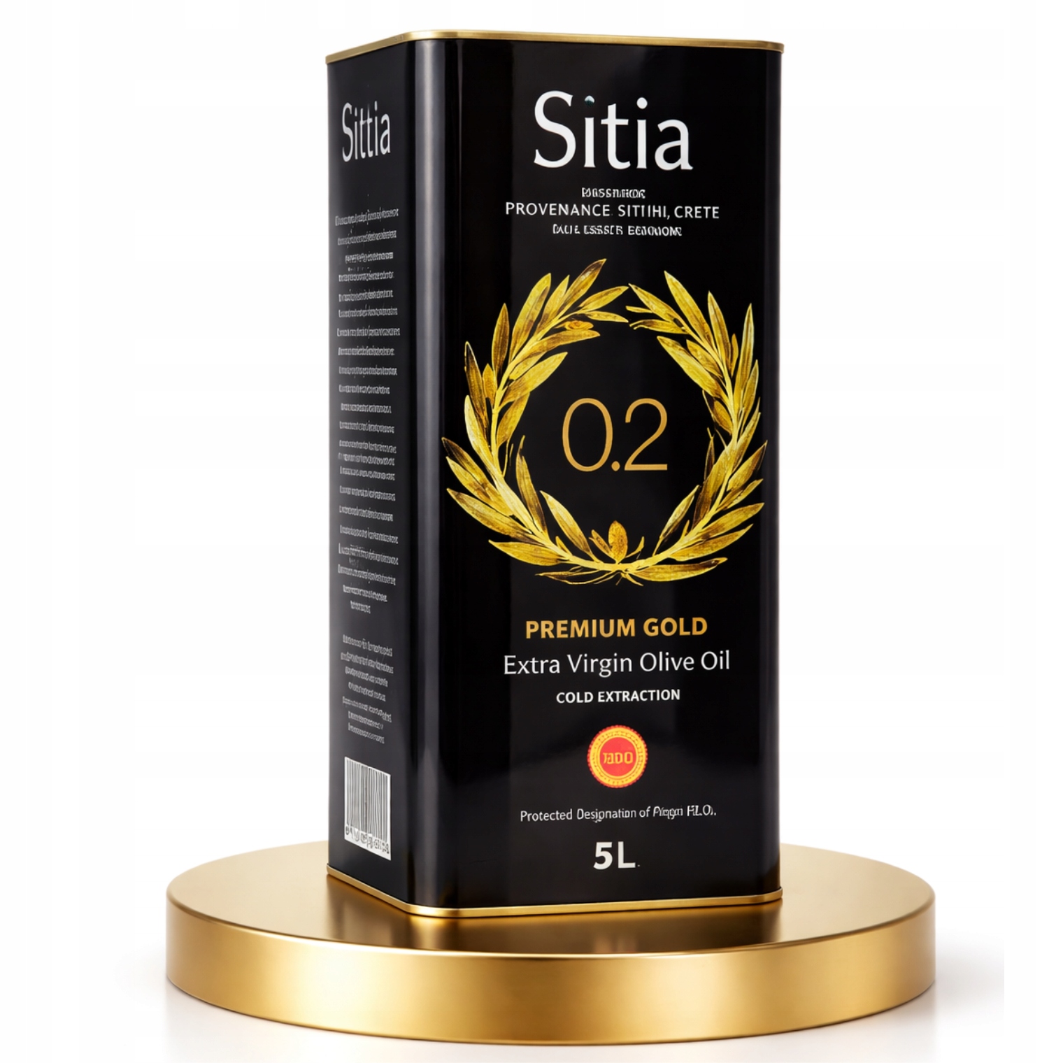 Oliwa z Oliwek Grecka Koroneiki Extra Virgin Sitia 5L 0,2% Kreta Filtrowana