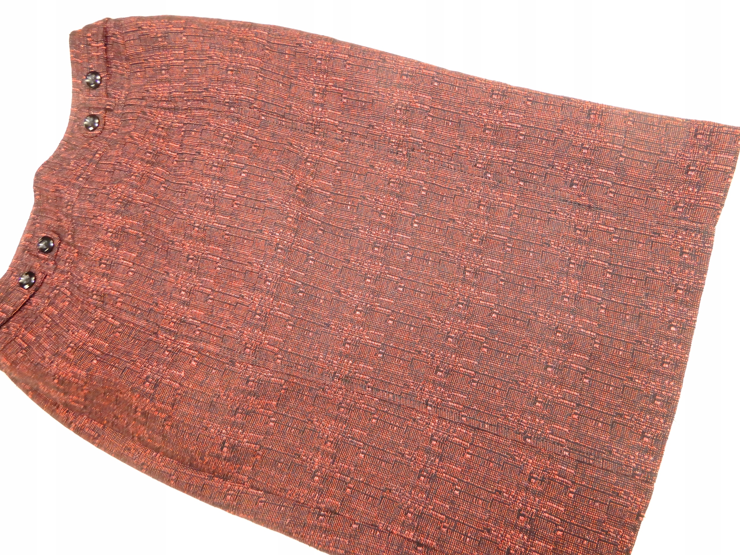 SPÓDNICA Z WEŁNĄ OŁÓWKOWA NEXT 36 S