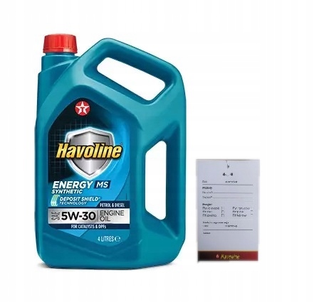 

Texaco 5W30 4L. Havoline Energy Ms Zawieszka
