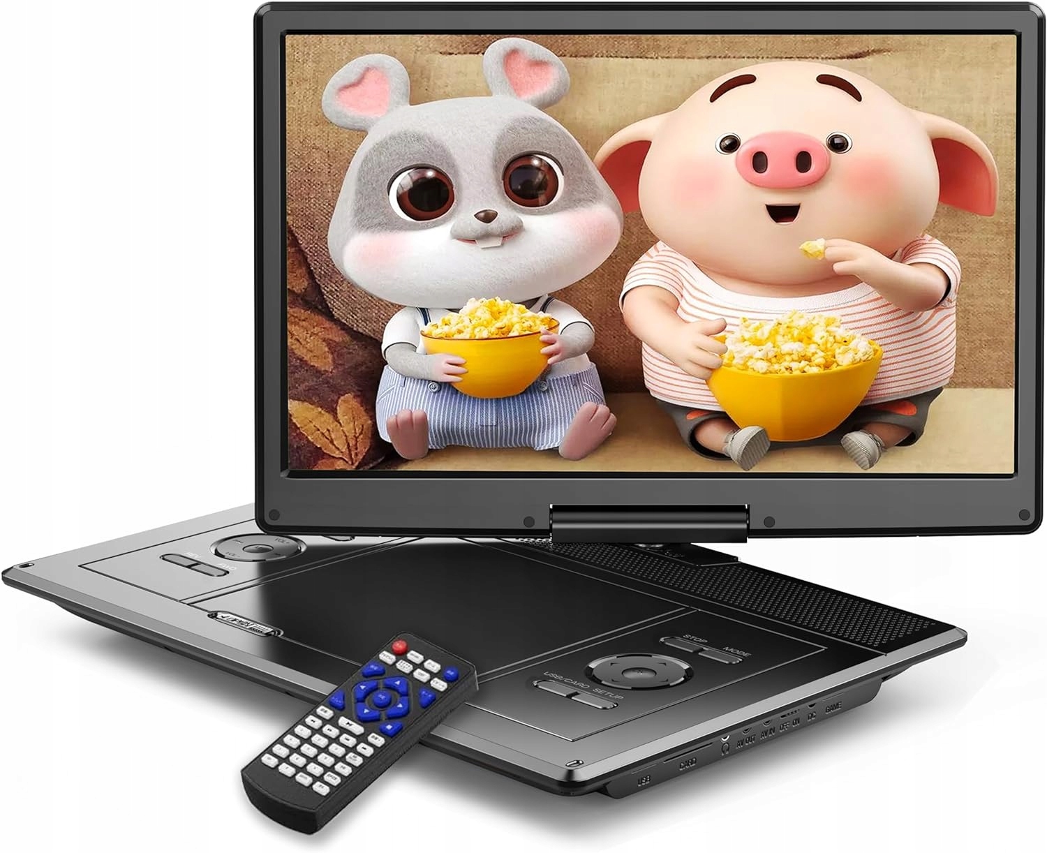 DVD Prenosné 15,5 LCD Yoton YD155 Usb Sd Pilot Otočný displej