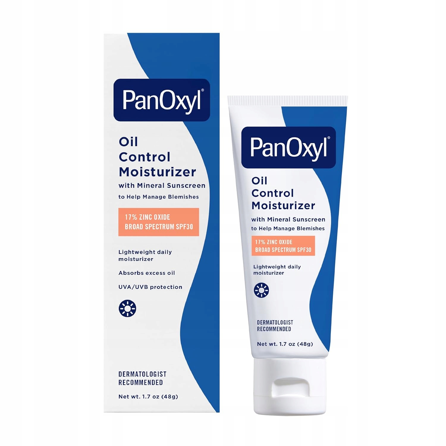 PanOxyl Oil control Moisturizer emulsja-krem z filtrem mineralnym Spf 30