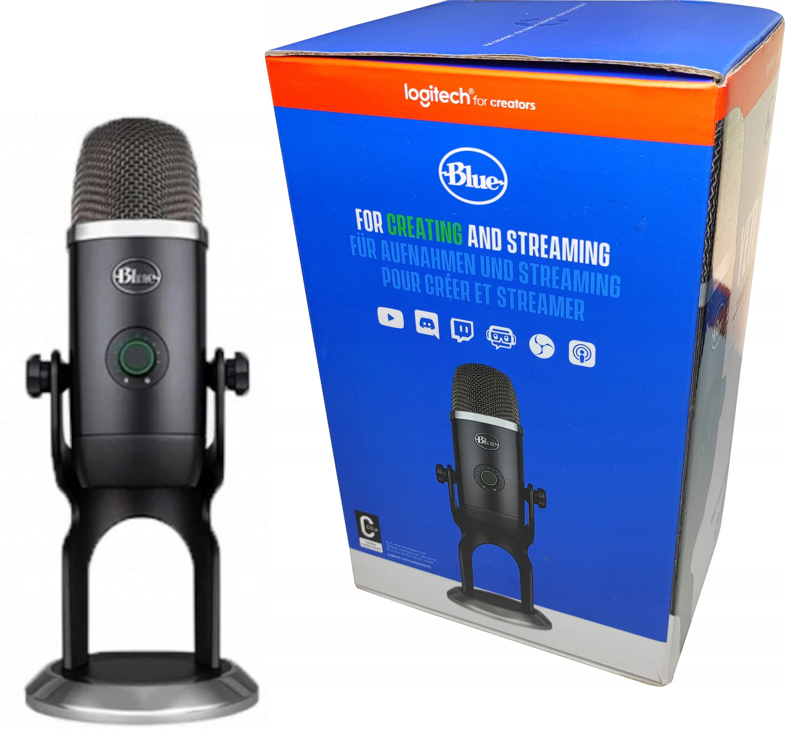 MIKROFON STUDYJNY BLUE YETI X USB STREAMINGOWY CZARNY MIKROFON STUDYJNY BLUE YETI X USB STREAMINGOWY CZARNY