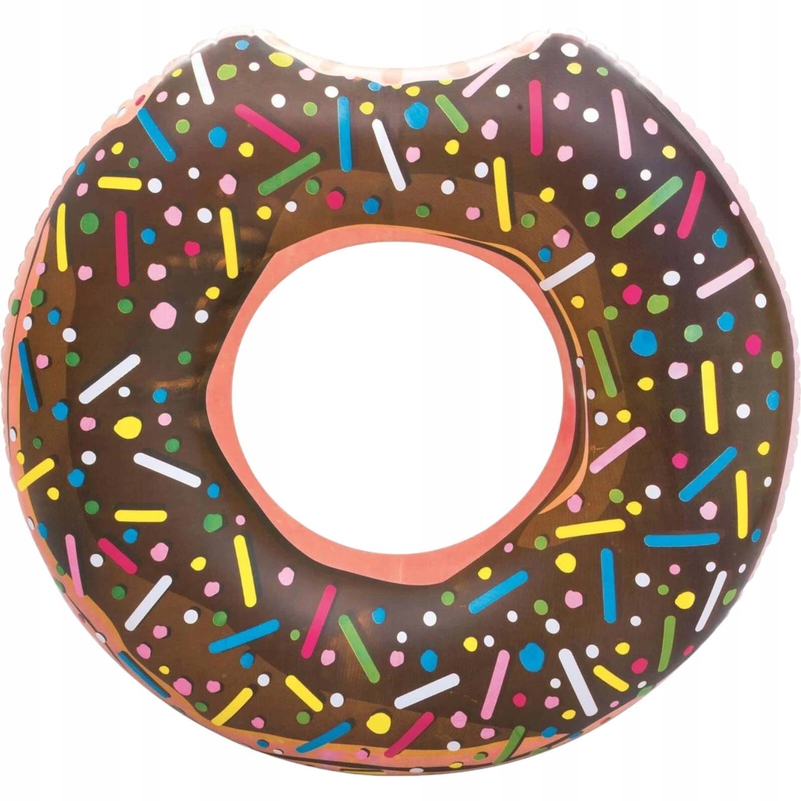 FELFÚJHATÓ ÚSZÓKERÉK FÁNK DONUT SZÍNES DONAT MATRAC GYEREKEKNEK Termék tömege egységcsomagolással együtt 0.5 kg
