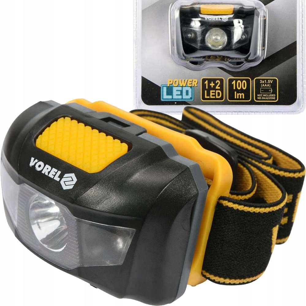 Latarka lampa czołowa czołówka Power Led 1W