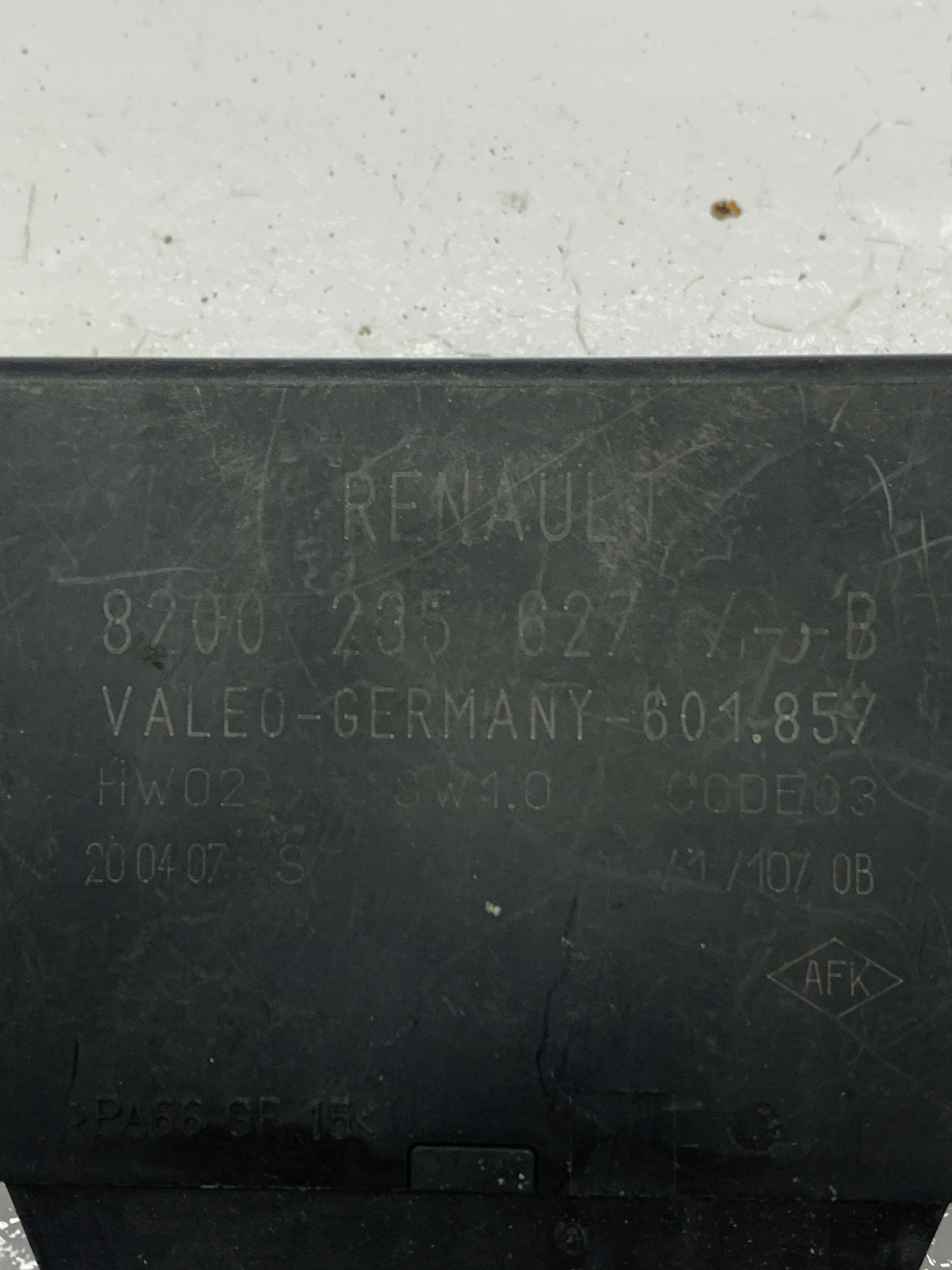modulo Centralina parcheggio PDC 8200235627B RENAULT