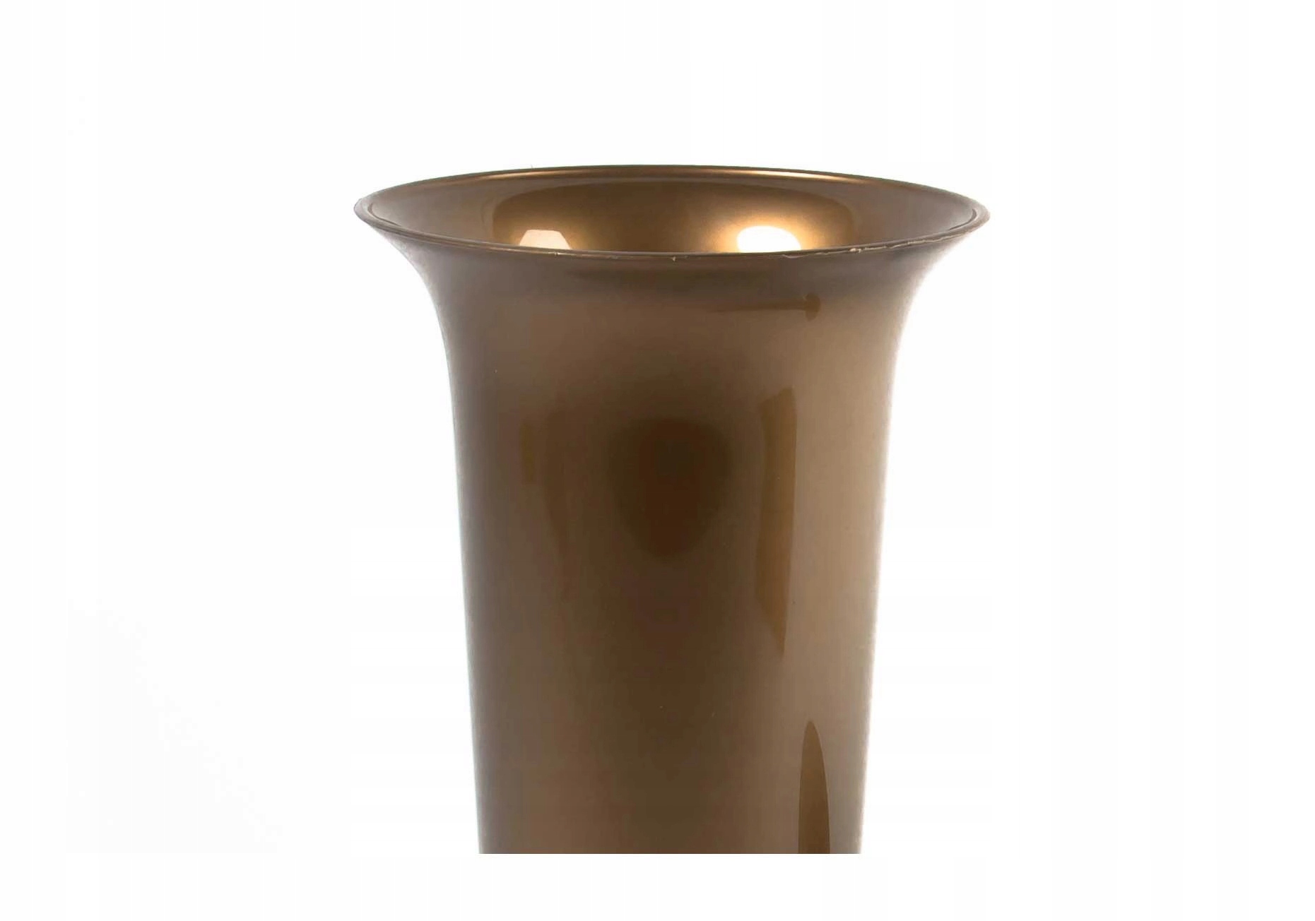 WAZON NA PODSTAWCE DAMA (1) ZŁOTY PLASTIKOWY 27 CM Kolor odcienie żółtego i złota