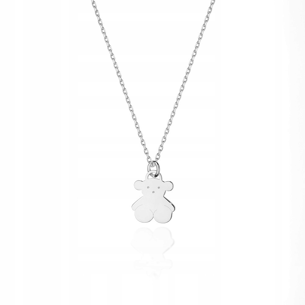 

Srebrny naszyjnik 925 celebrytka z Misiem Miśkiem