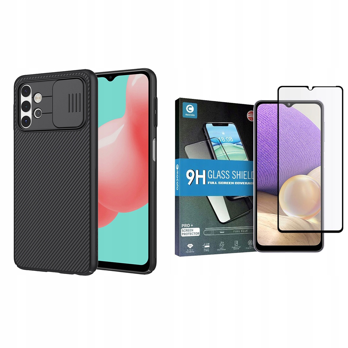 

Nillkin Etui Case Do Galaxy A32 5G + Szkło Mocolo