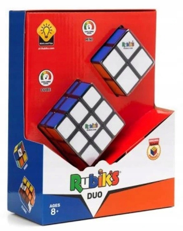 

Kostka Rubika Duo Zestaw 3X3 I 2X2 Spin Master 8+