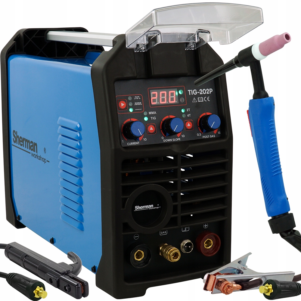 Spawarka TIG DC z Pulsem Sherman TIG 202P MMA