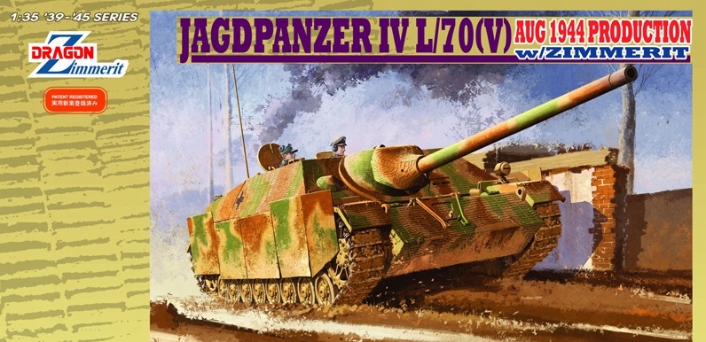 1:35 Jagdpanzer IV L/70(V) srpen 1944 vyrobeno w/Zimmerit srpen 1944 prod.