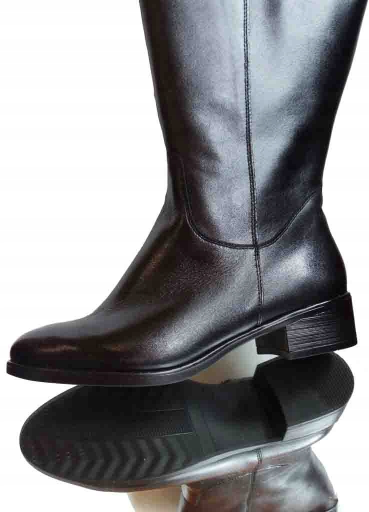 Szerokie na wymiar Kozaki SKÓRA SZEROKA CHOLEWKA obwód łydki 48 cm 37