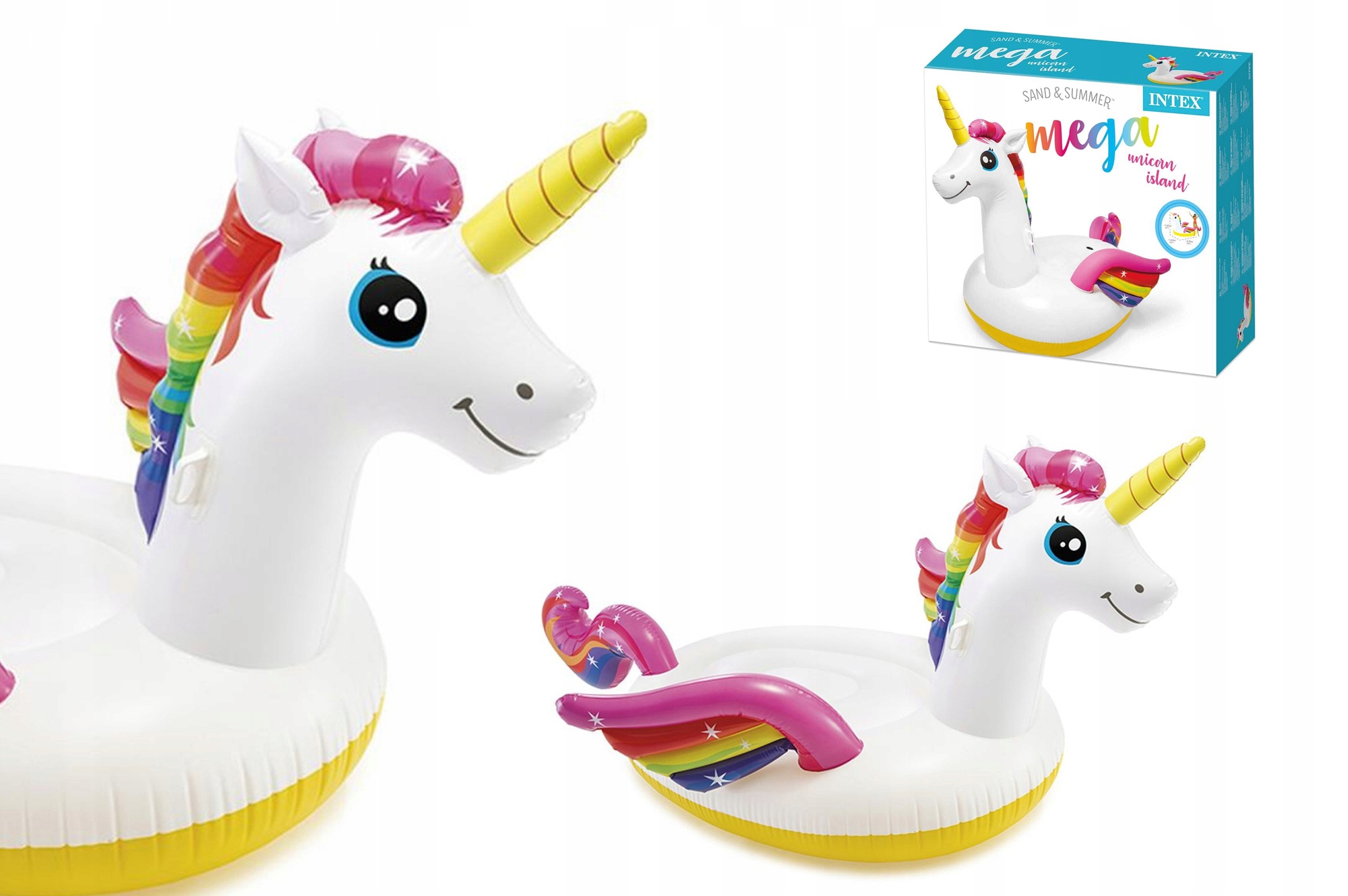 MATERAC DMUCHANY JEDNOROŻEC INTEX 57561 201x140