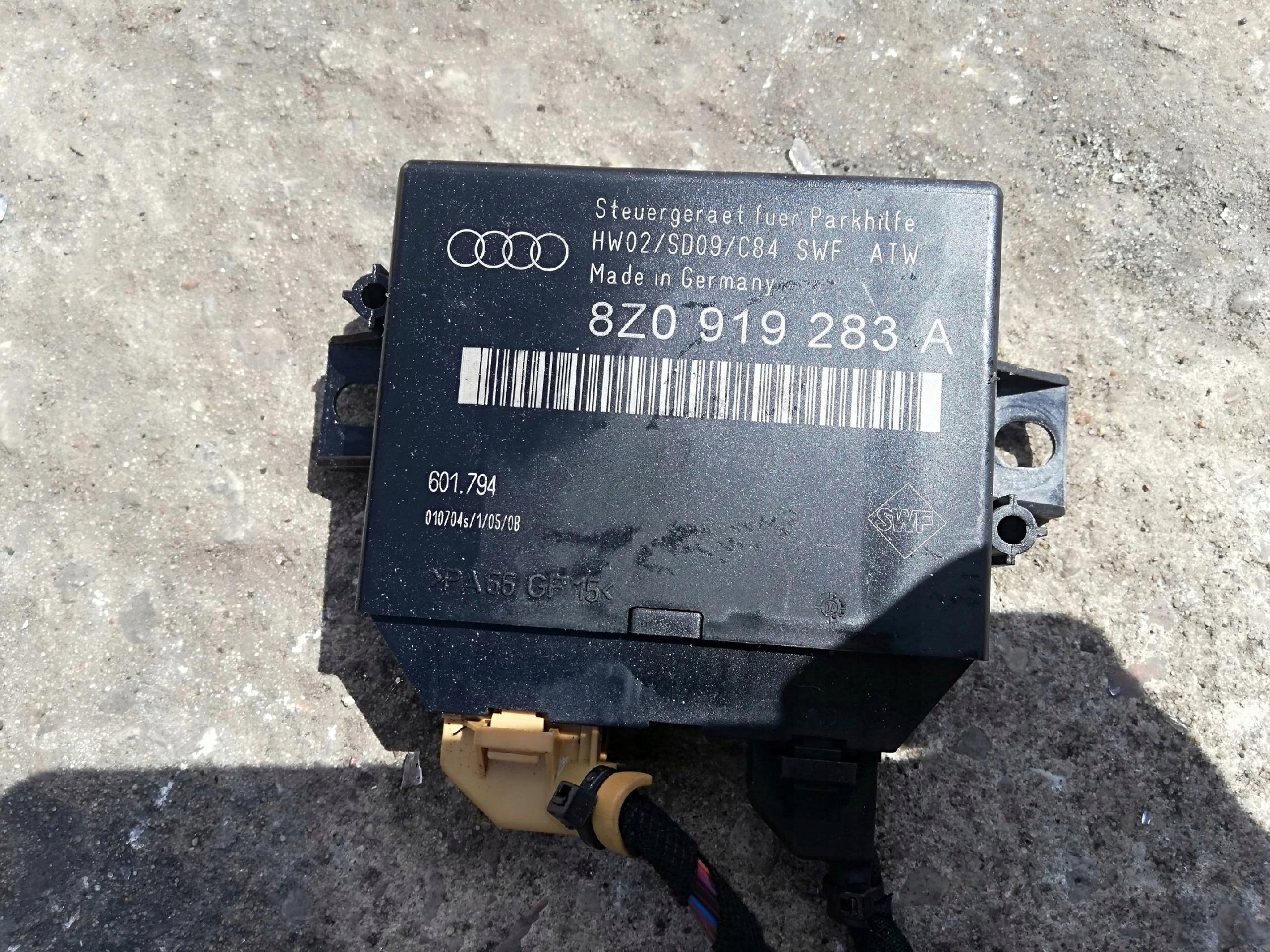 AUDI A4 B6 CABRIO Centralina modulo PDC 8Z0919283A