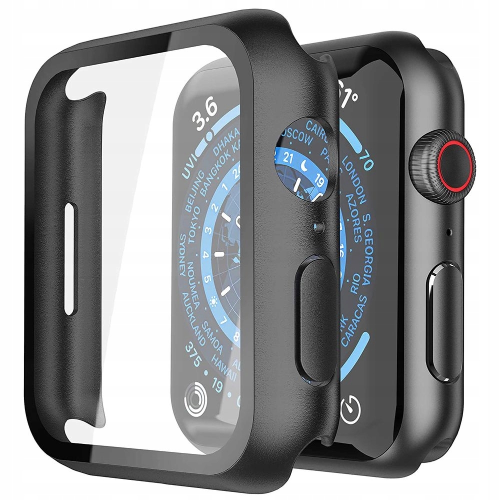 Etui 2w1 Obudowa SZKŁO Case do Apple Watch 8 45mm