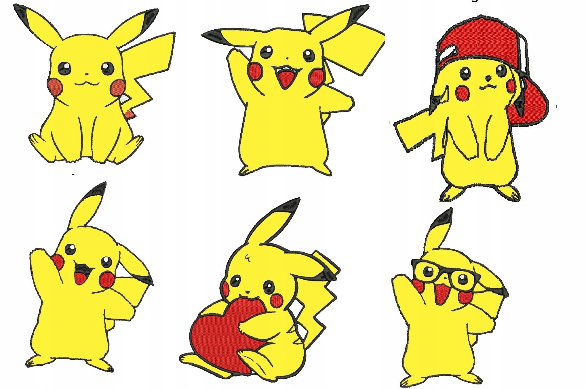 

Naszywka Aplikacja Disney Pikachu