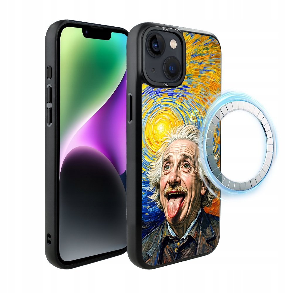 Matný Pouzdro Ibizu DropGuard s MagSafe pro iPhone 14 Plus, Einstein