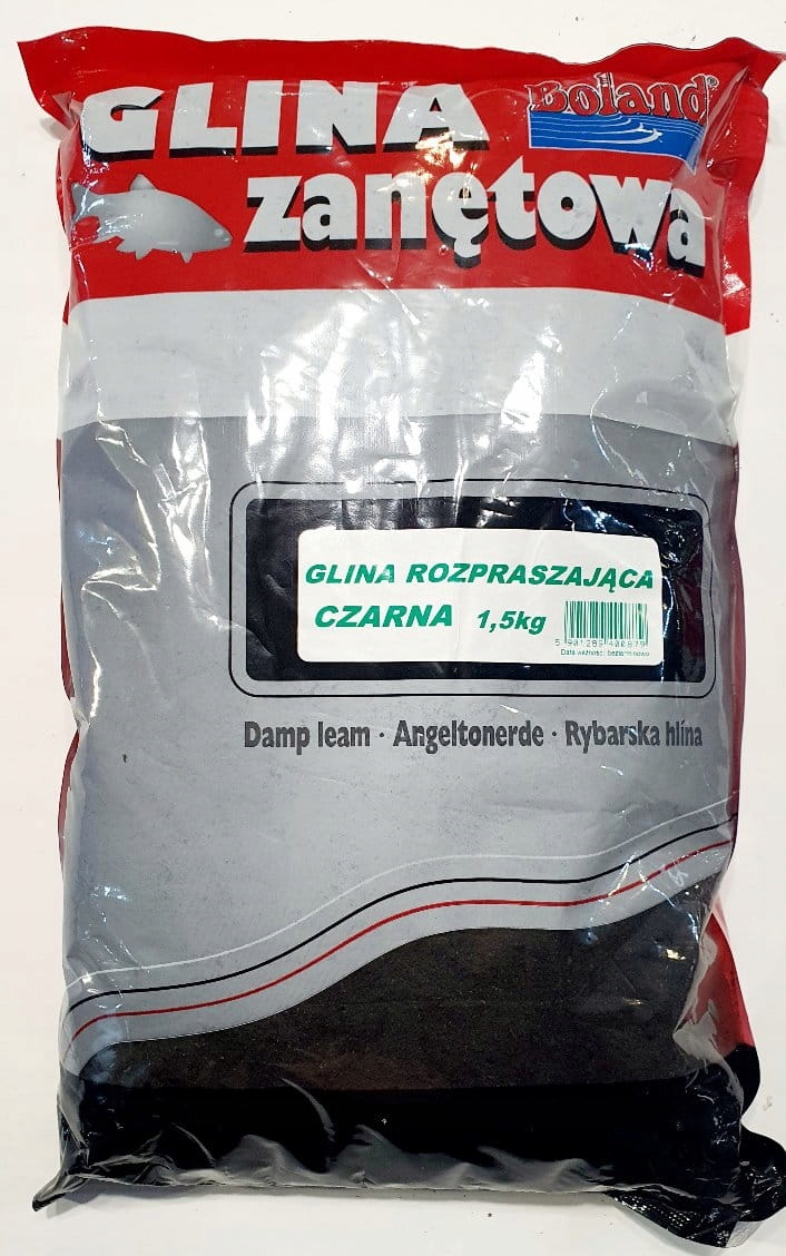Glina wędkarska Boland Glina rozpraszająca czarna 1,5kg